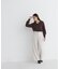 ＜WEB限定カラー：ライトグリーン＞＜ちょうど、いい服＞品よく、ゆるく。スキッパーニット　26FW