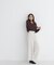 ＜WEB限定カラー：ライトグリーン＞＜ちょうど、いい服＞品よく、ゆるく。スキッパーニット　26FW