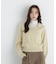 ＜WEB限定カラー：ライトグリーン＞＜ちょうど、いい服＞品よく、ゆるく。スキッパーニット　26FW