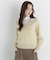 ＜WEB限定カラー：ライトグリーン＞＜ちょうど、いい服＞品よく、ゆるく。スキッパーニット　26FW