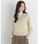 ＜WEB限定カラー：ライトグリーン＞＜ちょうど、いい服＞品よく、ゆるく。スキッパーニット　26FW