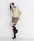 ＜WEB限定カラー：ライトグリーン＞＜ちょうど、いい服＞品よく、ゆるく。スキッパーニット　26FW