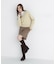 ＜WEB限定カラー：ライトグリーン＞＜ちょうど、いい服＞品よく、ゆるく。スキッパーニット　26FW