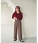＜WEB限定カラー：ライトグリーン＞＜ちょうど、いい服＞品よく、ゆるく。スキッパーニット　26FW