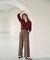 ＜WEB限定カラー：ライトグリーン＞＜ちょうど、いい服＞品よく、ゆるく。スキッパーニット　26FW
