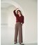 ＜WEB限定カラー：ライトグリーン＞＜ちょうど、いい服＞品よく、ゆるく。スキッパーニット　26FW