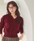 ＜WEB限定カラー：ライトグリーン＞＜ちょうど、いい服＞品よく、ゆるく。スキッパーニット　26FW