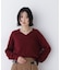 ＜WEB限定カラー：ライトグリーン＞＜ちょうど、いい服＞品よく、ゆるく。スキッパーニット　26FW
