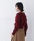 ＜WEB限定カラー：ライトグリーン＞＜ちょうど、いい服＞品よく、ゆるく。スキッパーニット　26FW