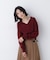 ＜WEB限定カラー：ライトグリーン＞＜ちょうど、いい服＞品よく、ゆるく。スキッパーニット　26FW