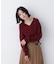＜WEB限定カラー：ライトグリーン＞＜ちょうど、いい服＞品よく、ゆるく。スキッパーニット　26FW