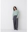 ＜WEB限定カラー：ライトグリーン＞＜ちょうど、いい服＞品よく、ゆるく。スキッパーニット　26FW