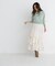 ＜WEB限定カラー：ライトグリーン＞＜ちょうど、いい服＞品よく、ゆるく。スキッパーニット　26FW