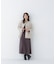 ＜EC限定カラー：イエロー＞カシミヤブレンドハーフコート 26AW