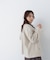 ＜EC限定カラー：イエロー＞カシミヤブレンドハーフコート 26AW