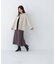 ＜EC限定カラー：イエロー＞カシミヤブレンドハーフコート 26AW