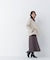 ＜EC限定カラー：イエロー＞カシミヤブレンドハーフコート 26AW