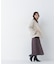 ＜EC限定カラー：イエロー＞カシミヤブレンドハーフコート 26AW