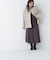 ＜EC限定カラー：イエロー＞カシミヤブレンドハーフコート 26AW
