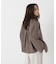 ＜EC限定カラー：イエロー＞カシミヤブレンドハーフコート 26AW