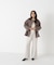＜EC限定カラー：イエロー＞カシミヤブレンドハーフコート 26AW