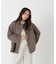 ＜EC限定カラー：イエロー＞カシミヤブレンドハーフコート 26AW