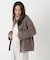 ＜EC限定カラー：イエロー＞カシミヤブレンドハーフコート 26AW