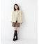 ＜EC限定カラー：イエロー＞カシミヤブレンドハーフコート 26AW