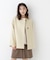 ＜EC限定カラー：イエロー＞カシミヤブレンドハーフコート 26AW