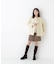 ＜EC限定カラー：イエロー＞カシミヤブレンドハーフコート 26AW