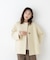 ＜EC限定カラー：イエロー＞カシミヤブレンドハーフコート 26AW