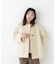 ＜EC限定カラー：イエロー＞カシミヤブレンドハーフコート 26AW