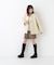 ＜EC限定カラー：イエロー＞カシミヤブレンドハーフコート 26AW