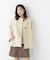 ＜EC限定カラー：イエロー＞カシミヤブレンドハーフコート 26AW