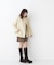 ＜EC限定カラー：イエロー＞カシミヤブレンドハーフコート 26AW
