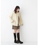 ＜EC限定カラー：イエロー＞カシミヤブレンドハーフコート 26AW