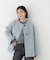 ＜EC限定カラー：イエロー＞カシミヤブレンドハーフコート 26AW