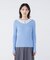 〈NAVY NAVY〉レース襟取り外し2WAYリブニット