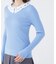 〈NAVY NAVY〉レース襟取り外し2WAYリブニット