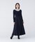 〈NAVY NAVY〉レース襟取り外し2WAYリブニット