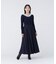 〈NAVY NAVY〉レース襟取り外し2WAYリブニット