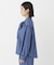 ＜Oggi・CanCam11月号掲載＞デニムライク SETUP リボンボウタイブラウス