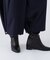 〈NAVY NAVY〉 裾幅調整ができるスカートみたいなワイドパンツ