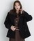 ファーカラーハーフPコート　26AW