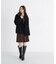 ファーカラーハーフPコート　26AW
