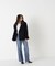 ファーカラーハーフPコート　26AW