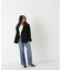 ファーカラーハーフPコート　26AW