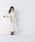 ファーカラーハーフPコート　26AW