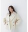 ファーカラーハーフPコート　26AW