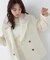 ファーカラーハーフPコート　26AW